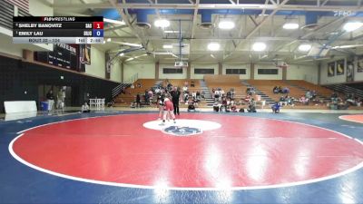 124 lbs Round 3 - Emily Lau, Santa Rosa Junior College vs Shelby Banovitz, Sacramento City College