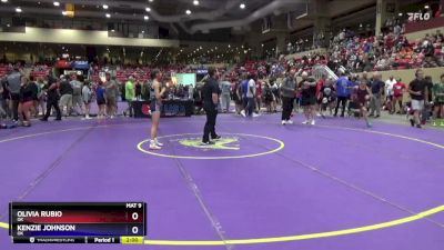 94 lbs Round 1 - Olivia Rubio, OK vs Kenzie Johnson, OK