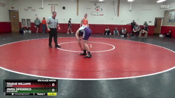 157 lbs 9th Place Match - Owen Difederico, Burlington vs Teague Williams, Solon