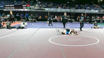 6A 120 lbs Cons. Round 2 - Sadie Smith, San Antonio Churchill vs Nayeli Ortiz, El Paso Eastwood