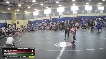 95/105 Round 1 - Jacob Filliben, White Knoll vs Brayden Rudy, West Wateree Wrestling Club