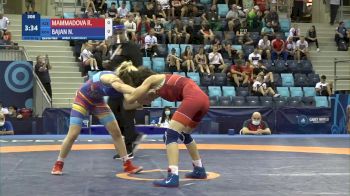 46 kg 1/4 Final - Ruzanna Mammadova, Azerbaijan vs Nicoleta Cristina Bajan, Romania