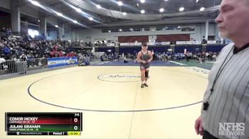 215 lbs Round 1 (3 Team) - Bryson Tibbs, Middletown Sr HS vs Marcus Hickey, Carthage Sr HS