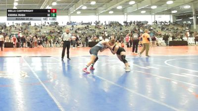 132 lbs Round Of 64 - Bella Cartwright, VA vs Kierra Rush, NC