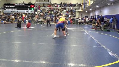 189 lbs Consy 2 - Cade Feger, Line Mountain vs Colin Shultz, St. Edward-OH