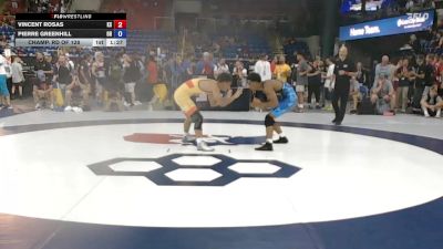 138 lbs Champ. Rd Of 128 - Vincent Rosas, KS vs Pierre Greenhill, OH