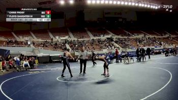 D1-150 lbs Champ. Round 1 - Chris Frost, Marana High School vs Floyd Daughter IV, Valley Vista High School