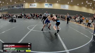 100 lbs Round 2 (6 Team) - Ayden Tucker, New Kent WC vs Konnor Green, Midlothian Miners WC