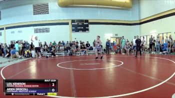 100 lbs Cons. Round 2 - Lou Keneson, Midwest Regional Training Center vs Aiden Driscoll, Contenders Wrestling Academy