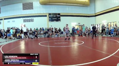 100 lbs Cons. Round 2 - Lou Keneson, Midwest Regional Training Center vs Aiden Driscoll, Contenders Wrestling Academy