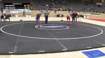 145 lbs 1st Place Match - Kali Nichols, Daviess County vs Amy Velasco, Lafayette