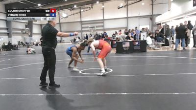 71 kg Cons. Quarters - Colton Shaffer, Moyer Elite Wrestling vs Vedwin Nivas, Blairstown Wrestling Club