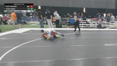 113 lbs Cons. Quarters - Luca Grasso, MWC Wrestling Academy vs Josh Perez, GPS