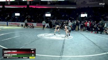 106 lbs Champ. Round 3 - Farzad Karimi, Kent Meridian vs Louden Corey, Mt. Si