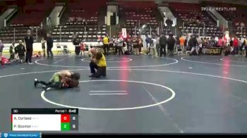 56 lbs Round 3 (4 Team) - Patton Boomer, Michigan Raiders vs Achilles Cortese, Rhino Elite