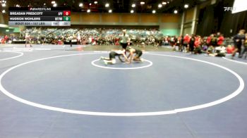 157 lbs Consi Of 32 #1 - Breadan Prescott, Apple Valley vs Hudson Wohlers, Mountain View ID