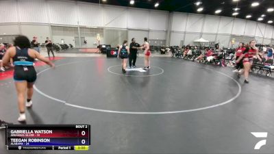 164 lbs Round 1 (4 Team) - Gabriella Watson, Arkansas Silver vs Teegan Robinson, Alabama