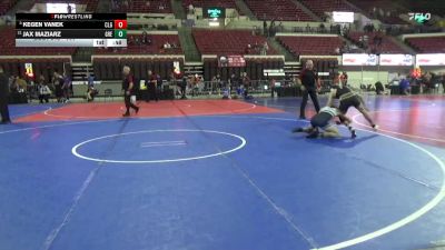 144 lbs Cons. Round 3 - Jax Maziarz, Greatfalls vs Kegen Vanek, Cascade Little Guy