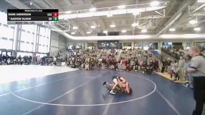 120 lbs Champ. Round 2 - Easton Olson, Riverton vs Dane Anderson, Regis Jesuit HS