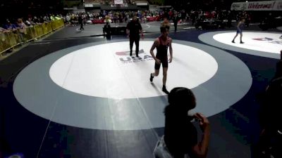 132 lbs Cons. Round 3 - Kameron Torres, Sanger High School Wrestling vs Mason Wright, Oakland Technical High School Wrestling