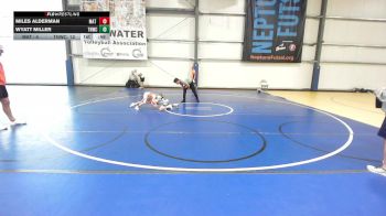 65 lbs Rr Rnd 2 - Miles Alderman, Mat Warriors PWC vs Wyatt Miller, TNWC