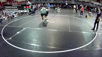 275 lbs Quarterfinal - Braydyn Hickman, Sandhills Thedford Knights vs Connor Malecki, Scottsbluff Wrestling Club