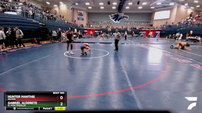 150 lbs Cons. Round 1 - Gabriel Alderete, El Paso Franklin vs Hunter Manthie, Salado