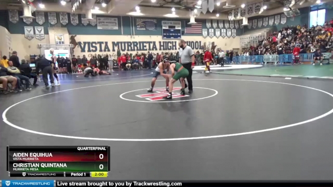 152 lbs Quarterfinal - Aiden Equihua, Vista Murrieta vs Christian Quintana,  Murrieta Mesa