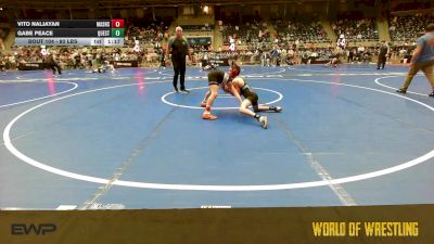 80 lbs 3rd Place - Vito Naljayan, Mat Assassins vs Gabe Peace, Quest School Of Wrestling