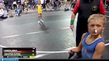 67 lbs Cons. Round 3 - Landon Abbas, Black Fox Wrestling Academy vs Sebastian Altman, Black Fox Wrestling Academy