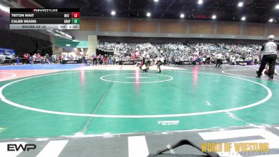 90 lbs Round Of 32 - Triton Wait, Mat Rats vs Caleb Seang, Grappling Arts Of Stockton