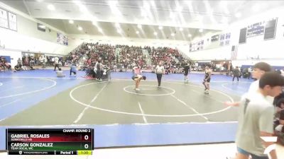 138 lbs Champ. Round 2 - Carson Gonzalez, Team SoCal WC vs Gabriel Rosales, Sunnyhills HS