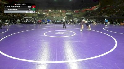 145 lbs Quarterfinal - Ashliegh Terry, Morro Bay vs Justine Perez, Golden West