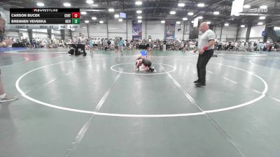 100 lbs Rr Rnd 2 - Carson Bucek, Central PA vs Brennen Veverka, Revival Orange