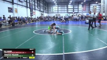 113 lbs Round 1 (4 Team) - Timothy McLean, HEADHUNTERS WRESTLING CLUB vs Eli Ward, SHENANDOAH VALLEY WRESTLING CLUB