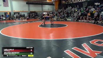 170 lbs 7th Place Match - Brianna Bistricky, Prairie, Cedar Rapids vs Jaela Wills, Urbandale