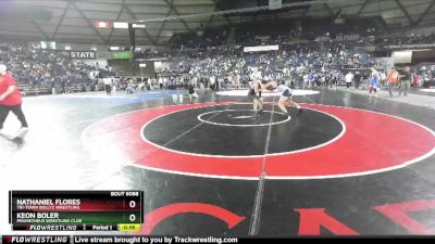 138 lbs Cons. Round 1 - Nathaniel Flores, Tri-Town Bullyz Wrestling vs Keon Boler, Prometheus Wrestling Club