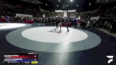 92 lbs Cons. Round 2 - Aydan McCune, Sunnyvale Wrestling Club vs Roman Espinoza, Manteca Cobras Wrestling Club