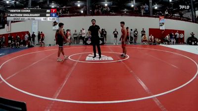 63 kg 5th Place Match - Kenton Cooke, Jackrabbit Wrestling Club vs Matthew Englehardt, Hilltopper Wrestling Club