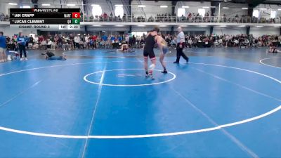 Elite 157 lbs Champ. Round 3 - Ian Crapp, Wartburg vs Lucas Clement, Quincy