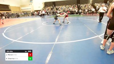 108-I2 lbs Final - Jack Moran, Shore Thing WC vs Aaryan Sharma, Nova Wrestling Club