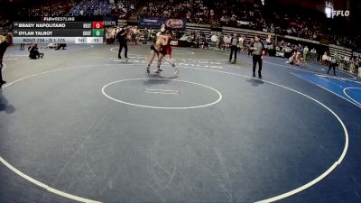 D 1 175 lbs Cons. Round 5 - Brady Napolitano, Destrehan vs Dylan Talbot, Southside