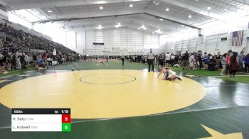 65 lbs Quarterfinal - Kingston Sato, Team Aggression vs Landen Kidwell, Desert Dogs WC