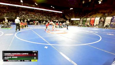 235 Class 1 lbs Quarterfinal - Sandra Mancera-Campos, Raytown South vs Alexus Johns, Mexico