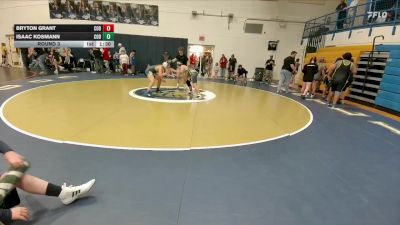 138 lbs Round 3 - Isaac Kosmann, Cody Middle School vs Bryton Grant, Cody Middle School