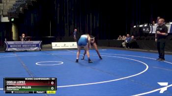 101 lbs Cons. Round 4 - Samantha Miller, Presbyterian vs Odelia Lopez, Schreiner University