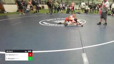 K-2 D lbs Rr Rnd 3 - Waylon Newton, Smittys Barn vs Connor Meagher, Red Roots Wrestling Club