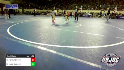 165 lbs Semifinal - Kaeli Forrester, Amped Wrestling Club vs Katherine Lupardus, ALL AMERICAN WRESTLING CLUB