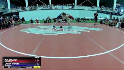 124 lbs Placement Matches (8 Team) - Ava Strayer, Indiana vs Launa Troutt, Oklahoma