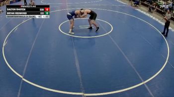 190 lbs Quarterfinals (8 Team) - Bryan Redmond, Central City vs Dalton Rhoten, Bennington